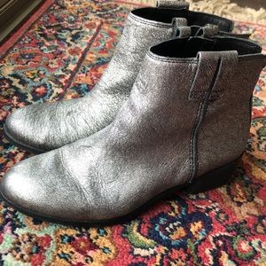 Sam Edelman metallic ankle boots